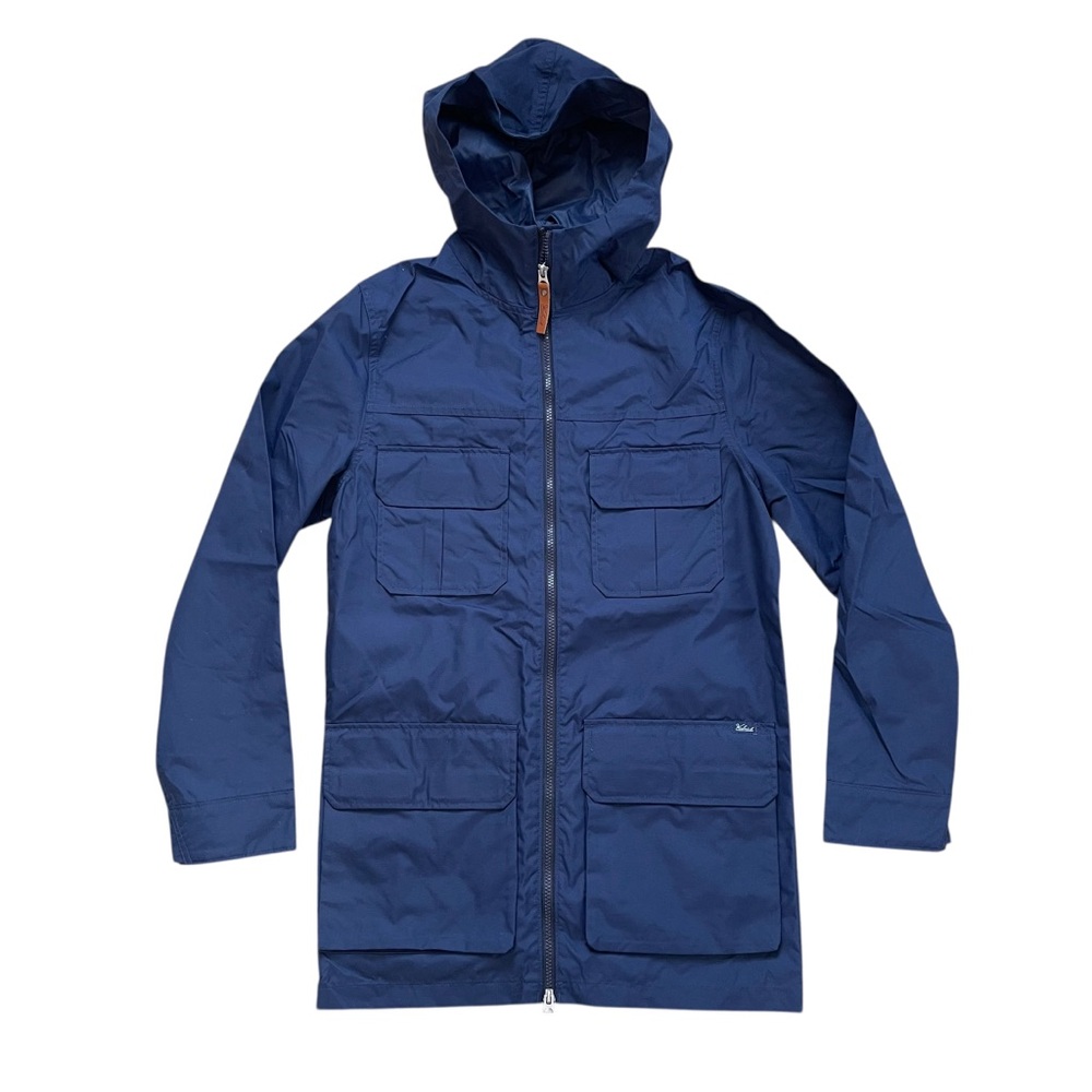 🔥 Woolrich Navy Lightweight Nylon Hooded Utility Jacket New With Tags Size S